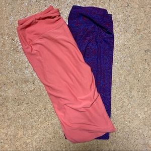 Lularoe 2 pair butter leggings bundle